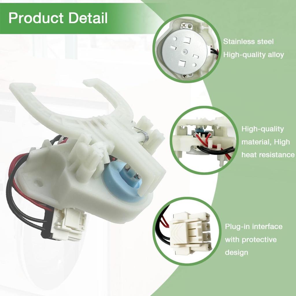 Upgraded WH03X30517 Washer Shift Actuator & WH01X27538 Washer Drive Belt & WH05X24185 Washing Machine Clutch & WH01X24434 Washer Spring Compatible