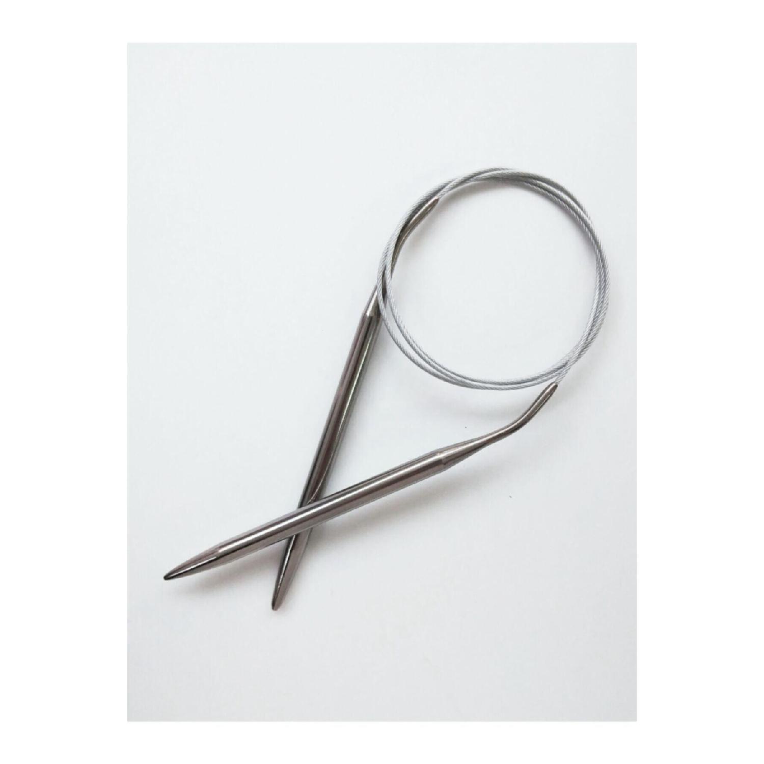 

100 Cm No: 7.00 Mm Knitting Needle With Wire Line