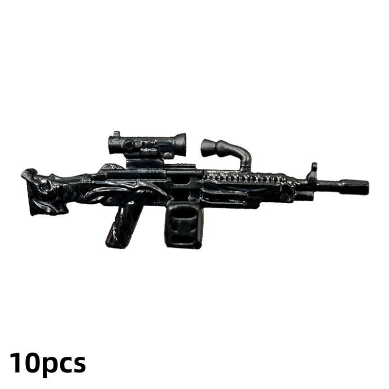Military Army Weapons Building Blocks Light Machine Guns M16 M4 AK Action Special Forces Figures Accessories Mini Brick Kid Toys