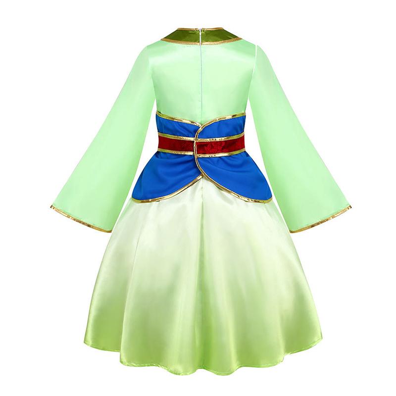 Enfants Mulan Cosplay Robe de Princesse Filles Style Chinois Hanfu Costume Traditionnel Enfants Anniversaire Fête de Carnaval Vêtements de Fée