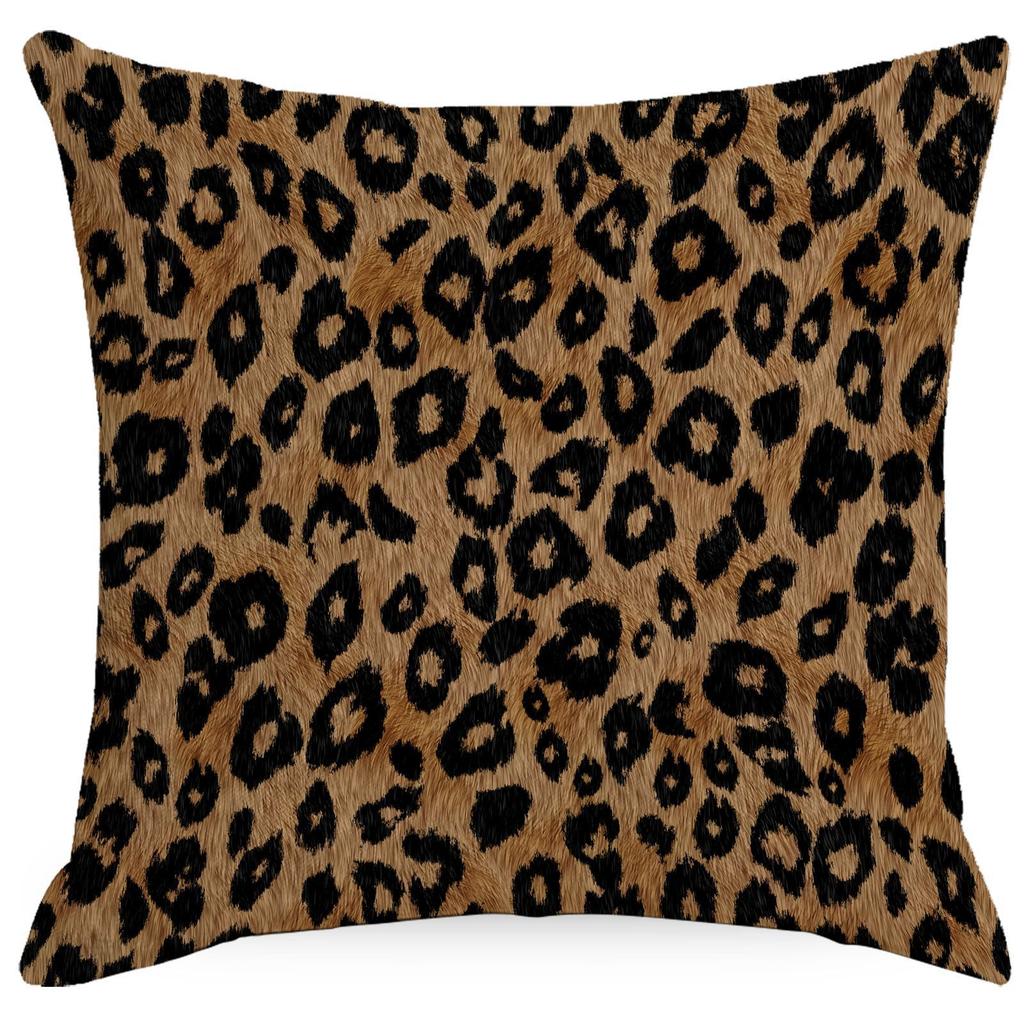 Leopard Spot Pillowcases Home Decoration Cushions Living Room Sofa Bedroom Headrest Nordic Style High-end Square Cushion Cover