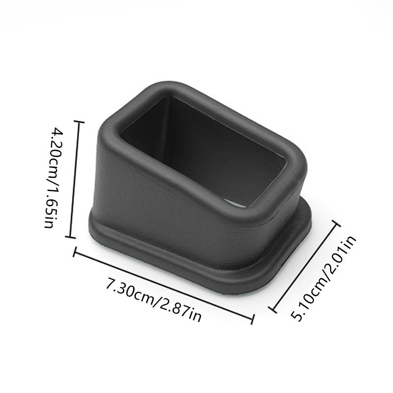 SEAMETAL 2PCS Car Seat Belt Buckle Cover EVA Anti Scratch Seatbelt Button Protector Seat Belt Protection Cover