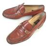 Retail 50000yen Plus BARRETT Leather Bit Moccasin Loafer 8.5 / 26.5-27.0cm / Brown Slip-On Business Shoes(USED)