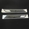 1 Paar Neues ABS BULLI Silber Glänzend Schwarz Kotflügel Tür Emblem für Multivan Auto Styling Zubehör