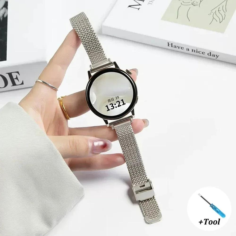 Edelstahlarmband für Samsung Galaxy FE 7 6 5 44mm 40mm Smartwatch 18mm 22 20mm Damenarmband für Huawei GT5 46mm GT5 Pro 42mm