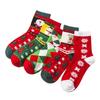 Verdickte Fröhliche Weihnachten Socken Schnee Weihnachtsbaum Socken Bequeme Cartoon Strumpfwaren Damen