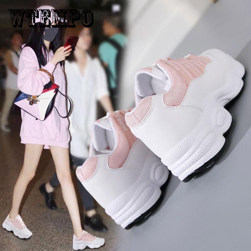 Módní tenisky Dámské boty Dámské vulkanizované boty Ležérní tenisky Tátovy boty Dámské ploché boty