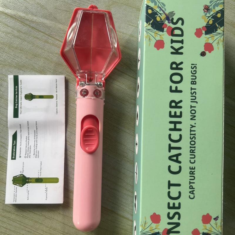 Insect Viewer Bug Catcher Box for Kids 2X Magnifier Educational Outdoor Science Observation Toy