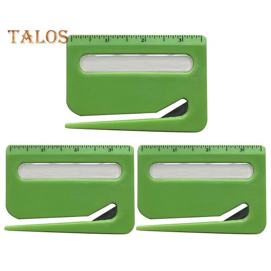 

3 шт. 3 в 1 нож для вскрытия писем с увеличительным стеклом и линейкой. Технология точной резки. Эргономичный дизайн. Открывалка для конвертов. зелёный