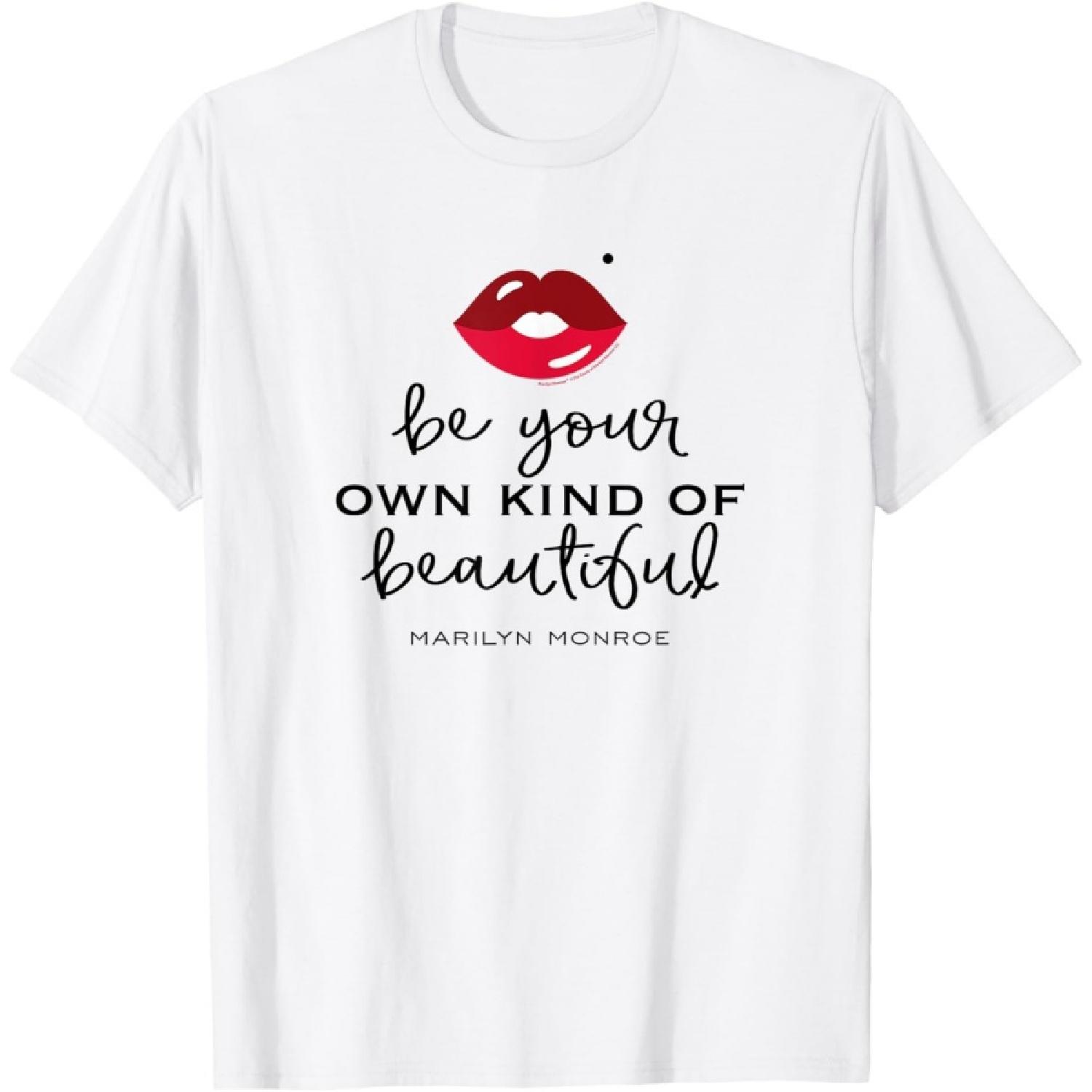 Marilyn Monroe - Be Your Own Kind of Beautiful T-Shirt XXXXXL белый