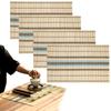 4-piece Two-sided Square Household Thermal Insulation Mat 18.11X11.81IN