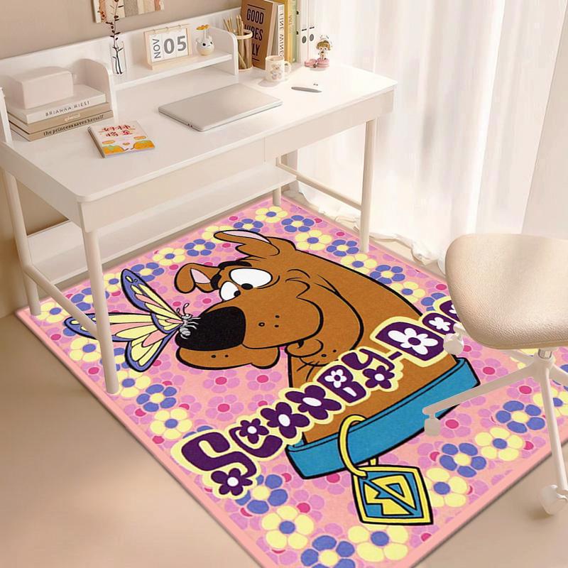 Halloween cartoon comedy adventure movie Scooby-Doo carpet is suitable for living room and bedroom doormats office balcony decorative carpet V12