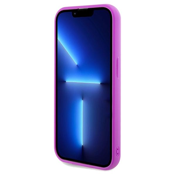 Guess Guhcp14Lpmsdgsf Iphone 14 Pro 6.1 Fuksja/Fuschia Hardcase Disco Metal Script