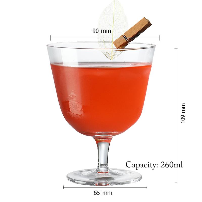 Cocktailglas mit langem Stiel, Champagner, Martini, Weingläser, 1 Stück