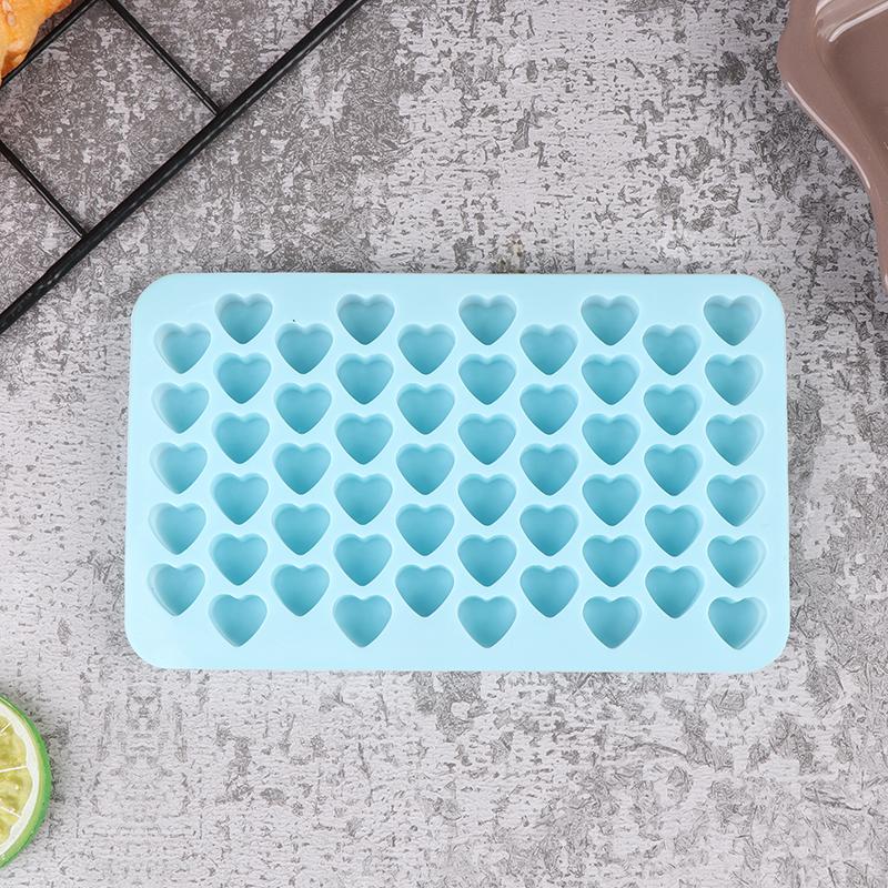 55 Small Heart Shaped Silicone Cake Mold Heart Chocolate Pastry Molds Diy Baking Decoration Kitchen Ice Cube Crystal Epoxy Mould