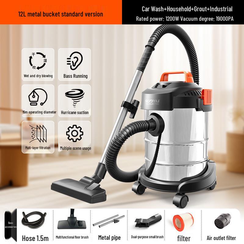 

In Stock Powerful Wet Dry Vacuum Cleaner for Home and Industrial Use