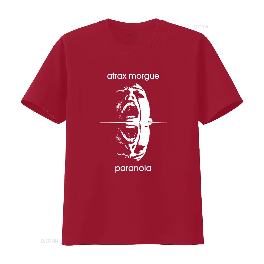 Atrax Morgue Paranoia T Shirt S Xxl For Noise Power Lovers Bold Design Comfortable Fit Vintage Stylish Fashion Homme
