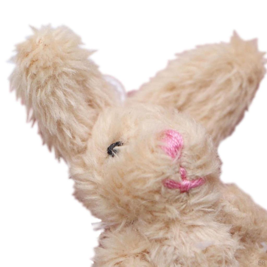 Casă de păpuși Animal miniatura de pluș la scară 1/12 Breloc pentru camera de zi Favor de petrecere Ursuleț mic