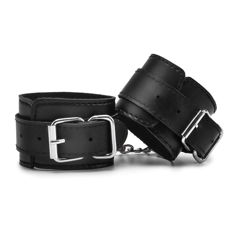 Leather Handcuffs For Sex Toys For Woman Couples Esposas Bdsm Bondage Handcuffs Exotic Accessories Adult Games
