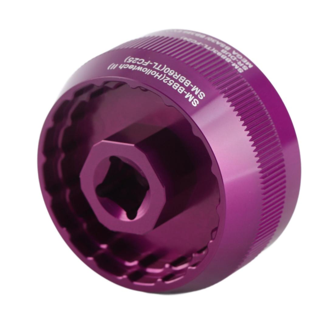 ZTTO Bike 5 in 1 Multifunction for BB9000 BBR60 BSA30 FSA386 Bottom Bracket Cup Tool BBT1purple