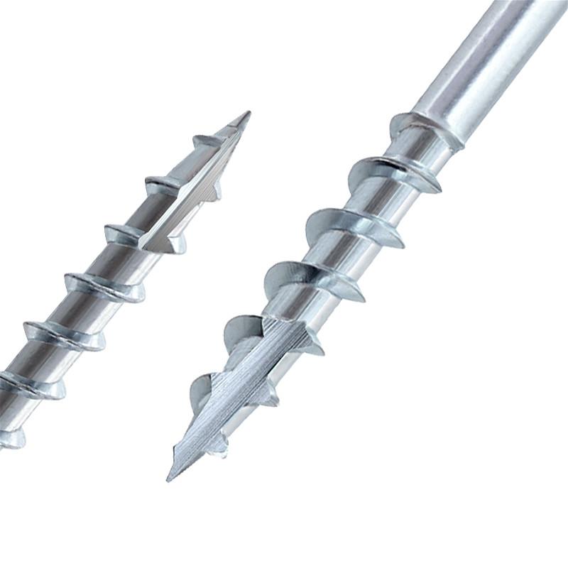 100pcs Woodworking Antirust Oblique Hole Self-tapping Screws High Strength Galvanized Nails for Pocket Hole Jig ST4-25 ST4-38