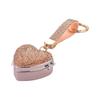 Portable Mini Pill Case Shining Bling Bling Key Pendant Compact Bag Hanging Ornaments  Car Hanging