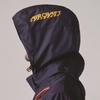 BURTLE Air Craft Short Sleeve Blouson (Unisex) for Spring/Summer, Navy, AC2056, Size 3, XXL