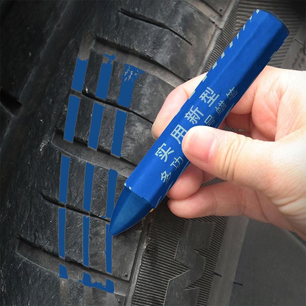 Tire Crayon Marker Oil Resistant Damage Lightweight Crayon Portable Marking Crayons For Mark Tire Damage Tire Repair Tools