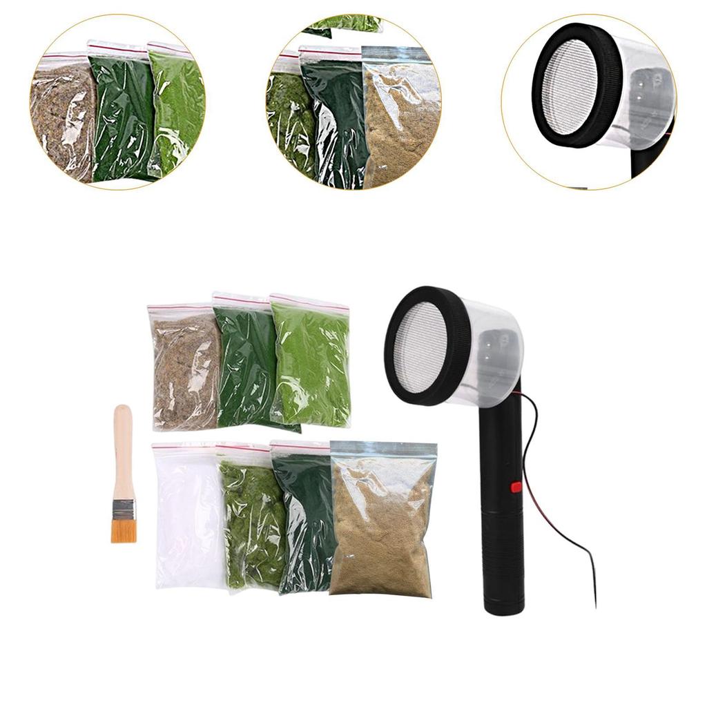 Static Grass Flocking for DIY Project Railway Terrain Diorama