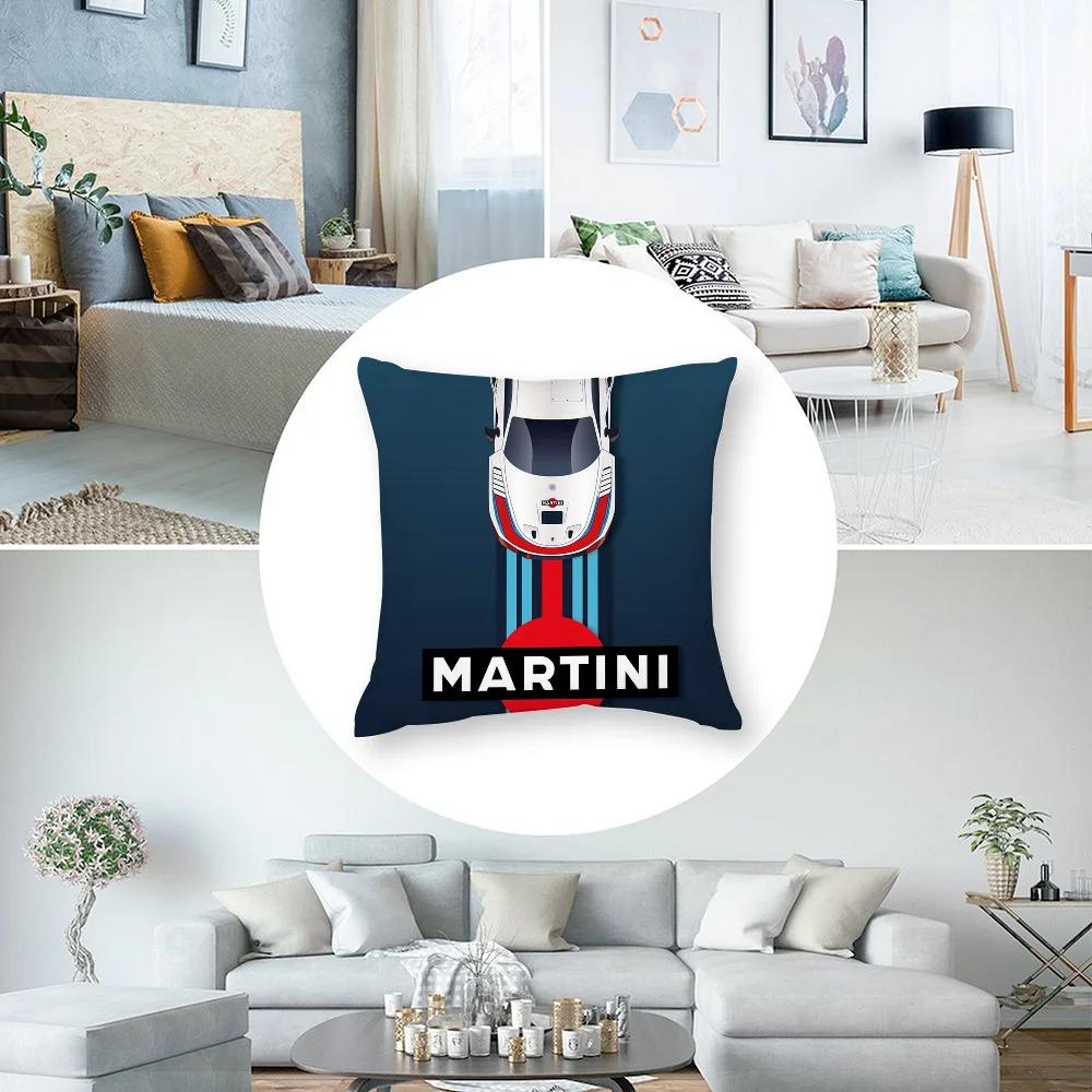 Car Cool M-Martinies Pillow Case Plush Fabric Soft Double Sided Print Sofa Cushion Cover Throw Pillow Covers