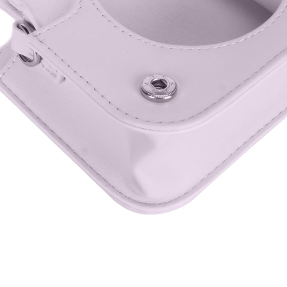 PU Leather Camera Case Soft Lining Interior Camera Pouch for Fuji Instax Mini 12 Vlog Recording