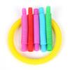Buntes Stretch-Pop-Tube zur Stressreduzierung - Geriffelt und teleskopierbar