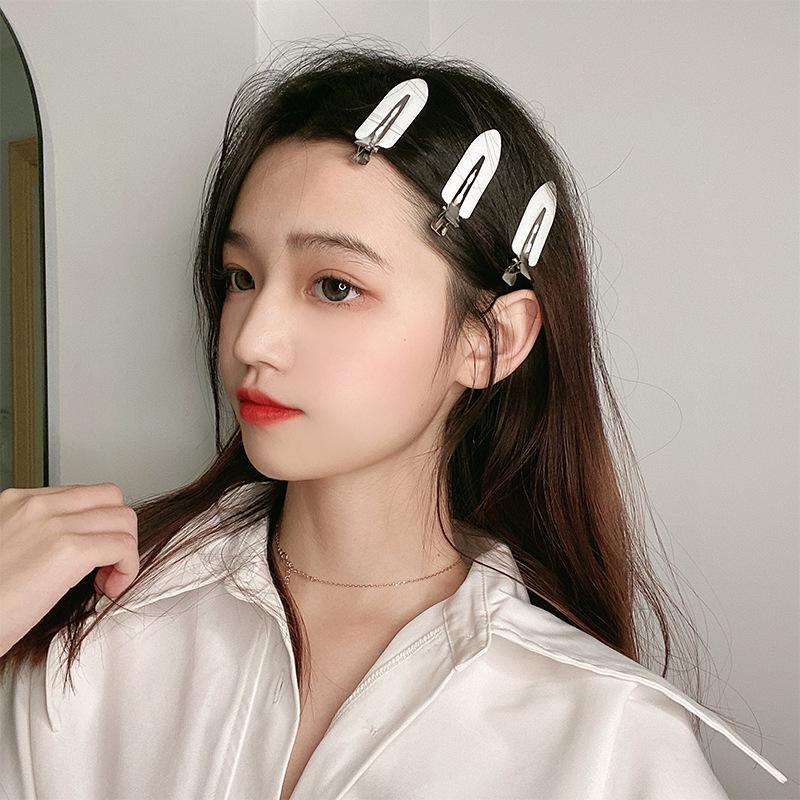 2-4Pcs/lot Pink Blue Color No Bend Seamless Hair Clips Side Fix Fringe Barrette Makeup Washing Face Hair Accessories For Women