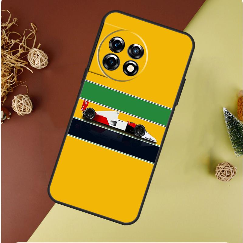 Ayrton Senna F1 For OnePlus Nord 4 CE 3 2 Lite N20 N30 9 10 Pro 8T 9RT 10T 10R 13R 12R 11 12 13 Phone Case