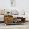 821129 vidaXL Coffee Table Smoked Oak 100x50x45 Cm Engineered Wood
