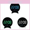Modern Minimalist Digital Alarm Clock With Led Display And Temperature For Home Office