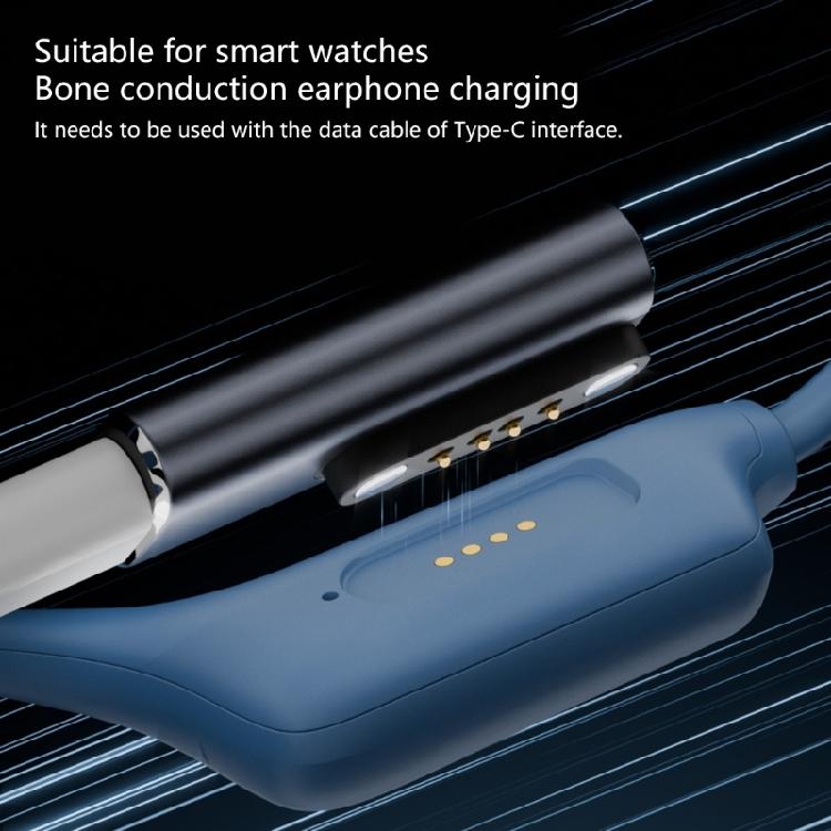 Magnetic Charging Adapter Converter Type C Interfaces Easy Efficient Connection for Smartwatch with Automatic Alignment