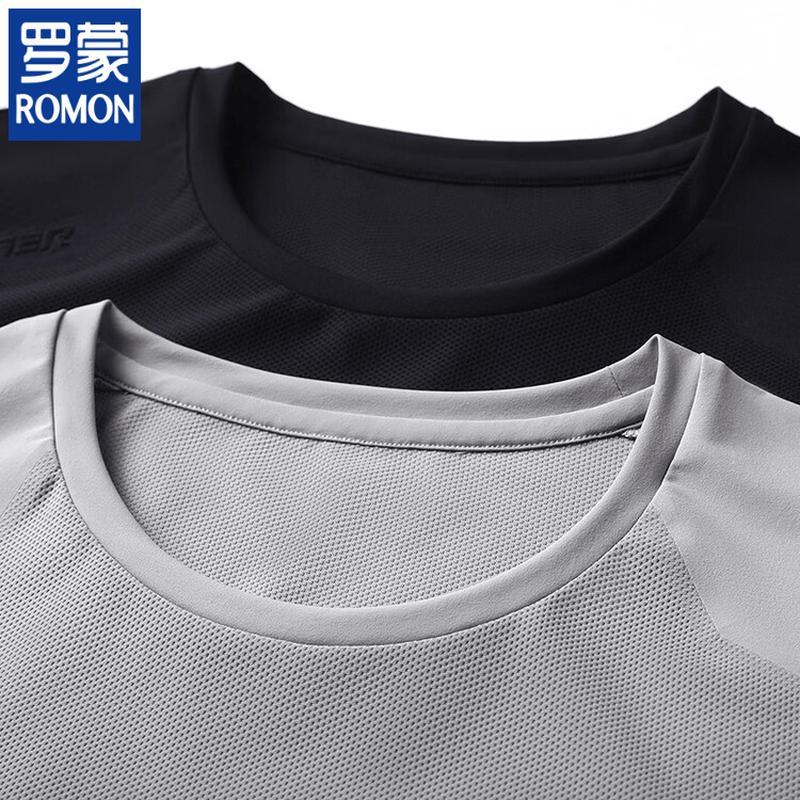 ROMON Men's 2026 Summer Quick-Dry Short Sleeve T-Shirt