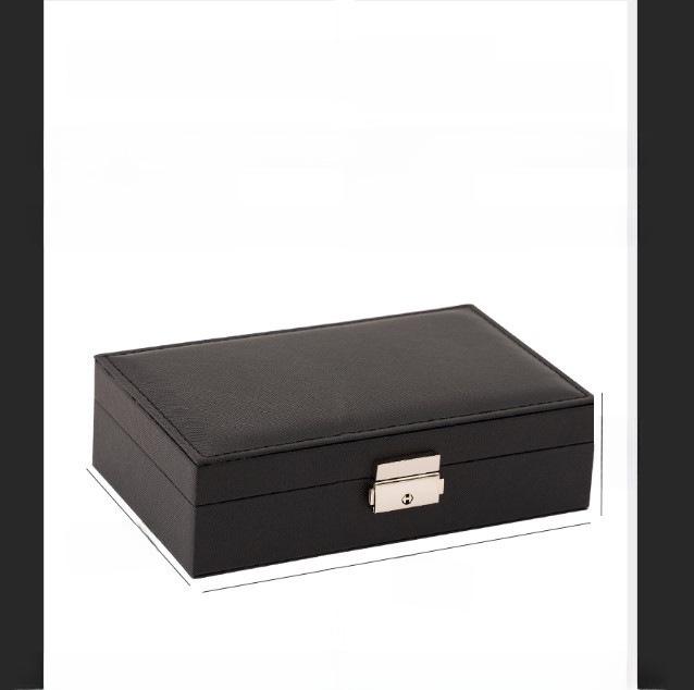 Portable Multifunctional Jewelry Organizer Box for Earrings, Rings, and Necklaces