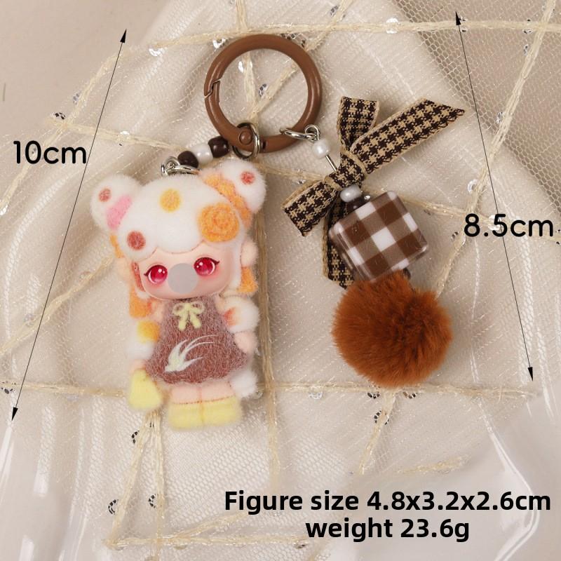 Söt Docka Söt Docka Tecknad Nyckelring Docka Student Skolväska Hängande Trend Nyckelring