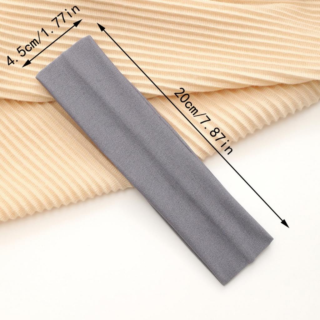 1PC Breathable Yoga Hair Bands Absorbing Sweat Headwear Hair Jewelry Women Elastic Headband Fashion