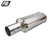 High Flow exhaust muffler 2.5 inch to 4 inch sport car Muffler Exhaust Pipe Stainless Steel