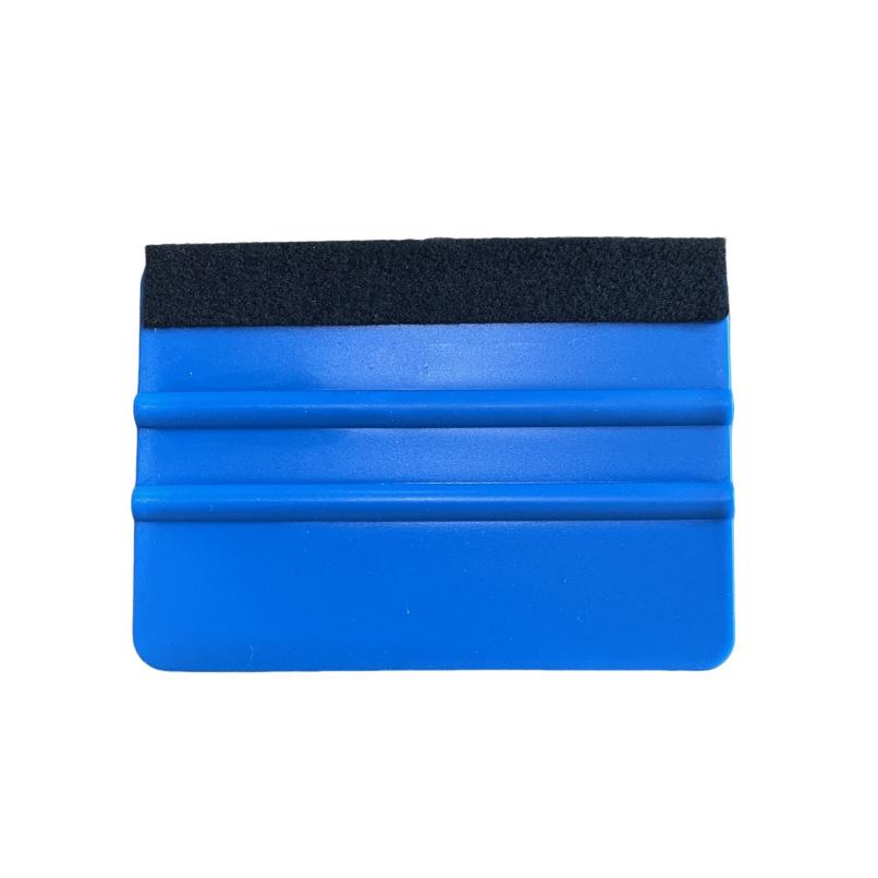 1PC Plastic Felt Edge Squeegee, Mini Squeegee Car Window Film Tinting Tool, Vinyl Car Decal Scraper Applicator