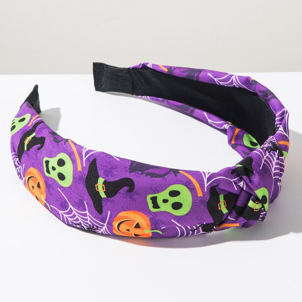Cartoon Halloween Haarreif Bunter Kürbis Spinnen Haarreif Kürbiskopfband Fledermaus Geist Kopfband Für Halloween Party Geschenk Frauen