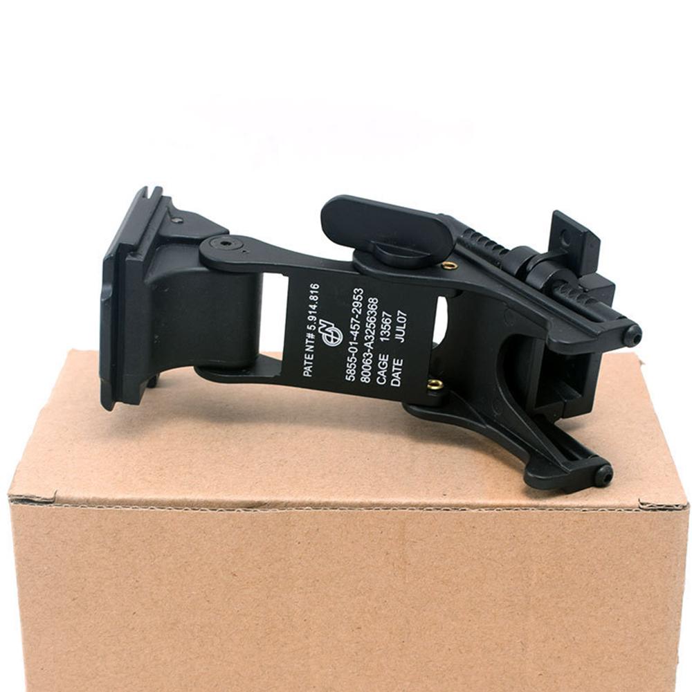 Black Tactical NVG Helmet Rhino Mount Bracket for PSV-7 or PSV-14 Night Vision