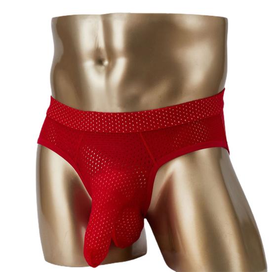 Slip mit Ausbuchtung Leichte Nylon Herren Sexy Trunk Unterwäsche für Flitterwochen