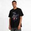 Astronaut Playing Electric Guitar Rock Style Graphic Casual T-Shirt Pure cotton T-shirt