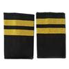 1Pair Professional Pilot Epaulets Aircraft Captain Uniform Accessories Epaulets Shoulder Epaulet for Cosplay Stage Shows