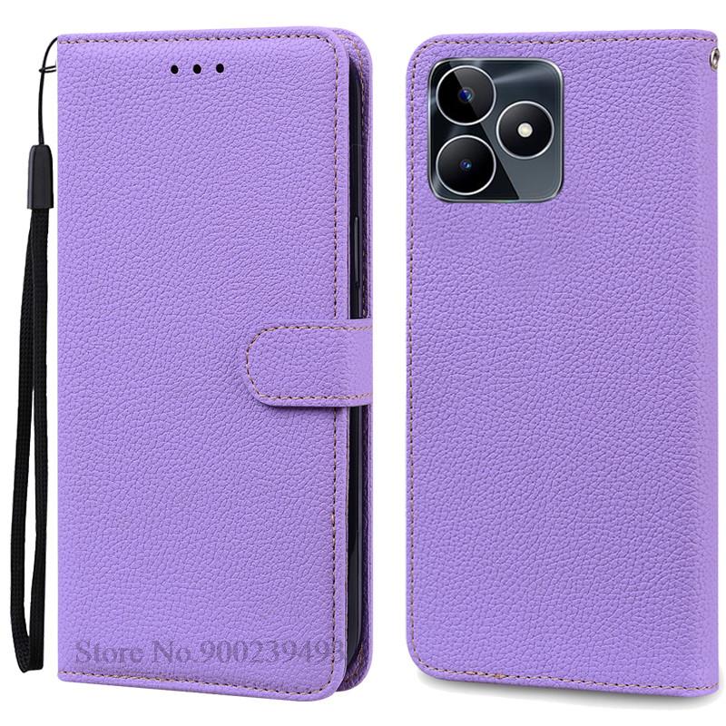Pouzdro peněženka/flipový kryt z umělé kůže pro Realme C53, pouzdro z umělé kůže pro OPPO Realme C53 C 53, pouzdro na telefon Realme C53, pouzdro a kryt