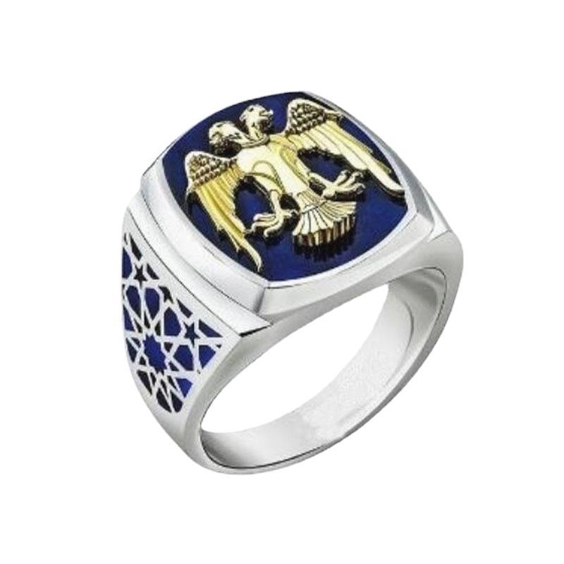 Accessories, Hip Hop Retro Totem Multi-Style Ring Men, Domineering Punk Trendy Ring Women